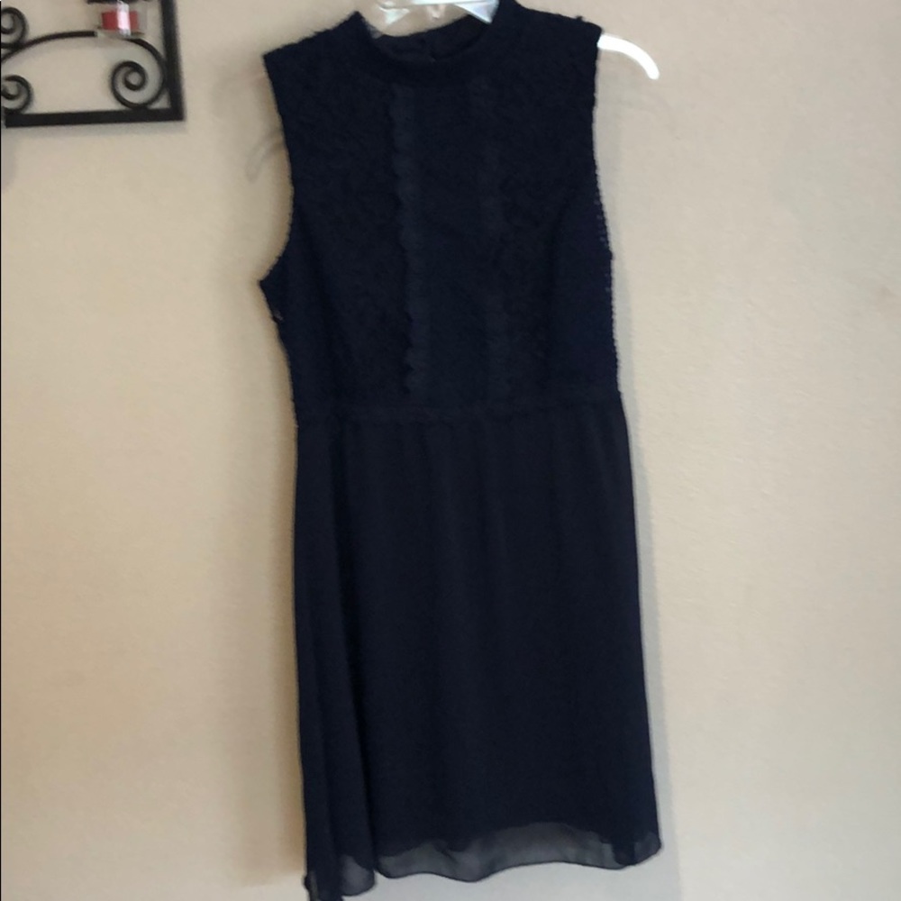 Navy blue size M empire waist dress Baileyblue